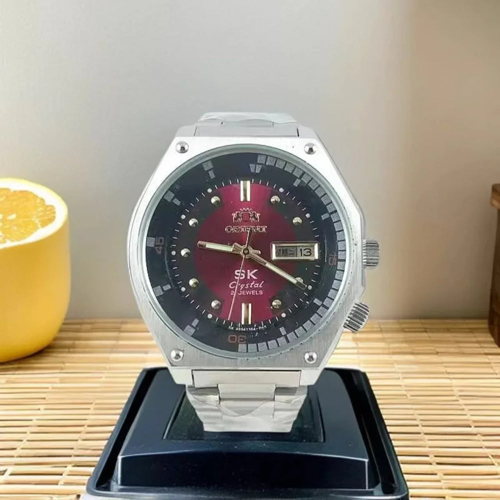 Orient Sport Casual Automatic Japanese movement Watch Full Function World Time Steel Strap