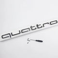 3D ABS Quattro Badge Car Front Grille Emblem Auto Head Hood Decoration Accessories for Audi S A3 A4 B8 8P 8V B6 A5 A6 C7 Q5 B9 R