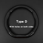 Universal Car Steering Wheel Cover Carbon Fiber Leather Three-dimensional Anti Slip, Timple And Fashionable Car Accessories