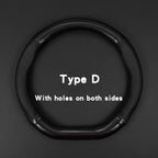 Universal Car Steering Wheel Cover Carbon Fiber Leather Three-dimensional Anti Slip, Timple And Fashionable Car Accessories
