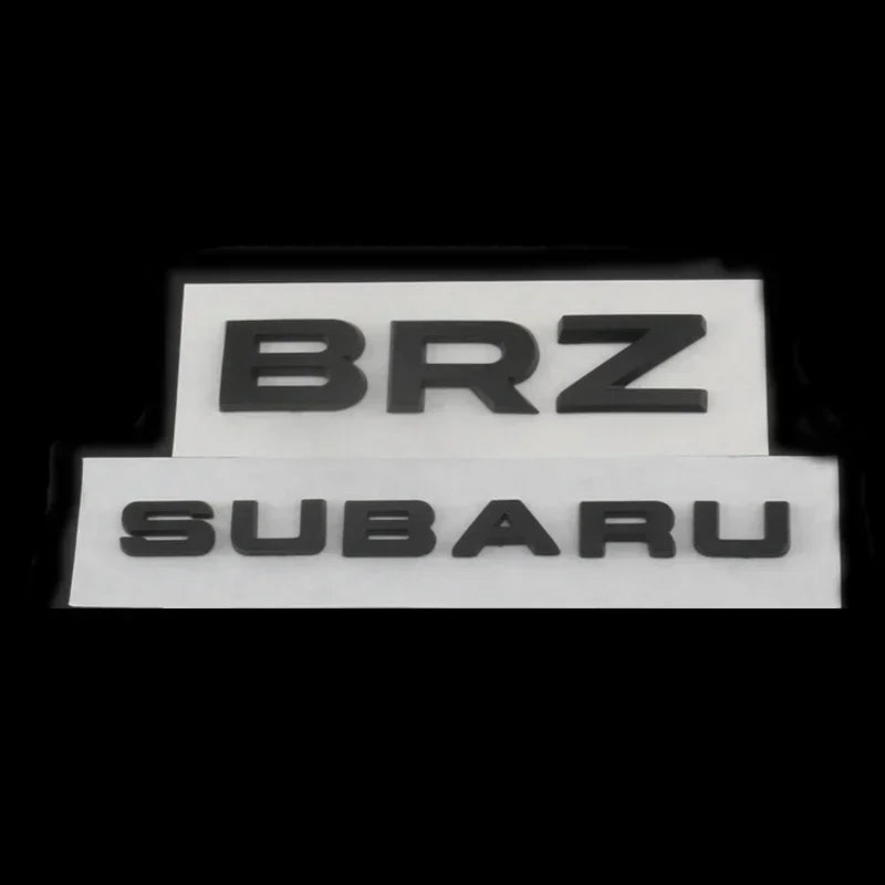 ABS Car Rear Trunk Sticker Emblem for Subaru WRX BRZ STI XV FORESTER IMPREZA LEGACY OUTBACK Auto Body Tail Letter Badge Decal