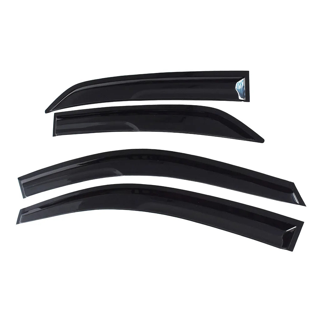 Outside 4 Pieces Black Window Visors Shade Sun Rain Wind Guards Cover Acrylic Replacement for Toyota Corolla 2009 2010 2011 2012