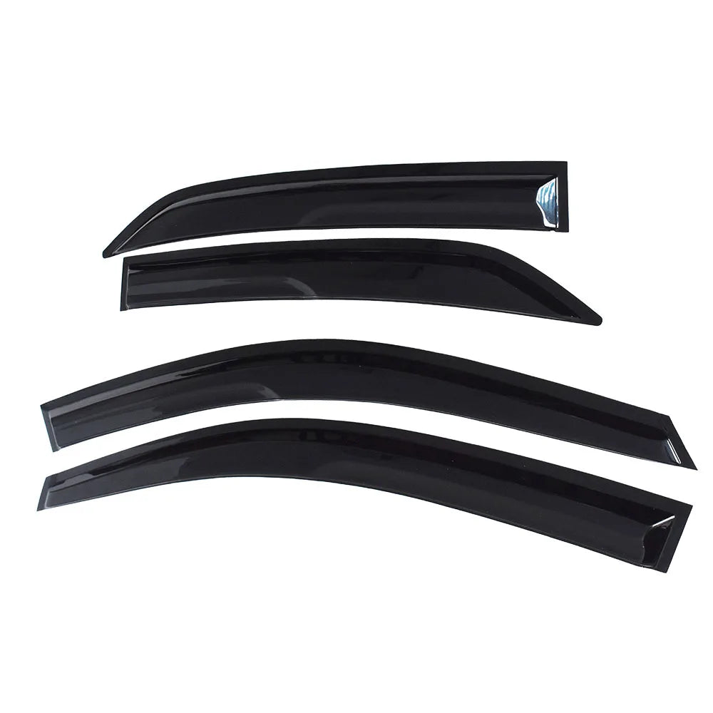 Outside 4 Pieces Black Window Visors Shade Sun Rain Wind Guards Cover Acrylic Replacement for Toyota Corolla 2009 2010 2011 2012