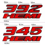 3D Metal Car Stickers 392 345 HEMI Emblem For Journey Charger Ram 1500 Caliber Nitro Caravan Avenger Dart Challenger Dodge