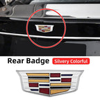 1pcs 3D ABS Car Front Grille Center Emblem Badge Rear Trunk Sticker Accessories For Cadillac CT4 CT5 CT6 XT4 XT5 XT6 XTS ATS