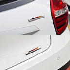 Car Metal Logo Front Grill Badge Decal For Audi Sline A3 A1 A4 B8 B7 A6 C7 A5 A7 A8 B9 B6 C6 Q2 Q3 Q5 Emblem Sticker Accessorie