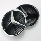 3D Star Badge Car Grill Emblem Front Logo for Mercedes Benz W204 W205 W213 X253 a B C E S CLA GLB GLC GLE GLS Vehicle Accessorie