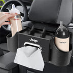 Car Backseat Tissue Organizer Cup Holder Accessories For Jeep Wrangler Renegade Compass Gladiator Cherokee Grand Patriot Libert
