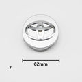 4pcs 57mm/62mm Car Tyre Wheel Center Hub Cap Badge Logo Rim Emblem For Toyota Corolla Camry Yaris CHR Rav4 Auris Verso Avalon