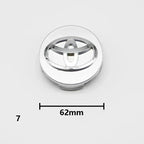 4pcs 57mm/62mm Car Tyre Wheel Center Hub Cap Badge Logo Rim Emblem For Toyota Corolla Camry Yaris CHR Rav4 Auris Verso Avalon