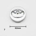 4pcs 57mm/62mm Car Tyre Wheel Center Hub Cap Badge Logo Rim Emblem For Toyota Corolla Camry Yaris CHR Rav4 Auris Verso Avalon