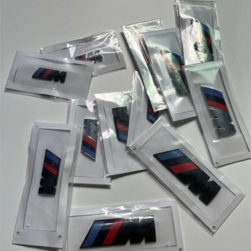 Car Styling Emblem Metal Alloy Car Fender Trunk Badge Stickers For BMW M E46 E90 E60 F30 E39 F20 G30 X1 X3 G01 G02 X5 F16 M3 M4