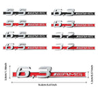 3D ABS Car Styling Logo 3.2 5.5 6.3 6.5 AMG Badge Fender Side Rear Trunk Sticker for Mercedes Benz A CLA GLC W108 W222 C180 W190