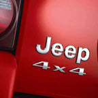 3D Metal 4X4 Letter Emblem Badge Stickers Car Trunk Logo For Jeep Wrangler Grand Cherokee Compass Overland Decor Accessories