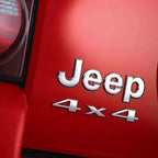 3D Metal 4X4 Letter Emblem Badge Stickers Car Trunk Logo For Jeep Wrangler Grand Cherokee Compass Overland Decor Accessories