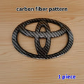 1pc 3D Car Emblem sticker For Toyota Front Grill Hood Rear Trunk Logo Corolla Camry RAV4 Hilux Yaris Prius Prado Badge Accessory
