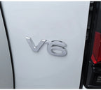 For Toyota Land Cruiser 200 Prado 120 150 Car Logo Displacement V8/TX/TXL/5.7/V6/Black Letter Sticker Car Decoration Accessories