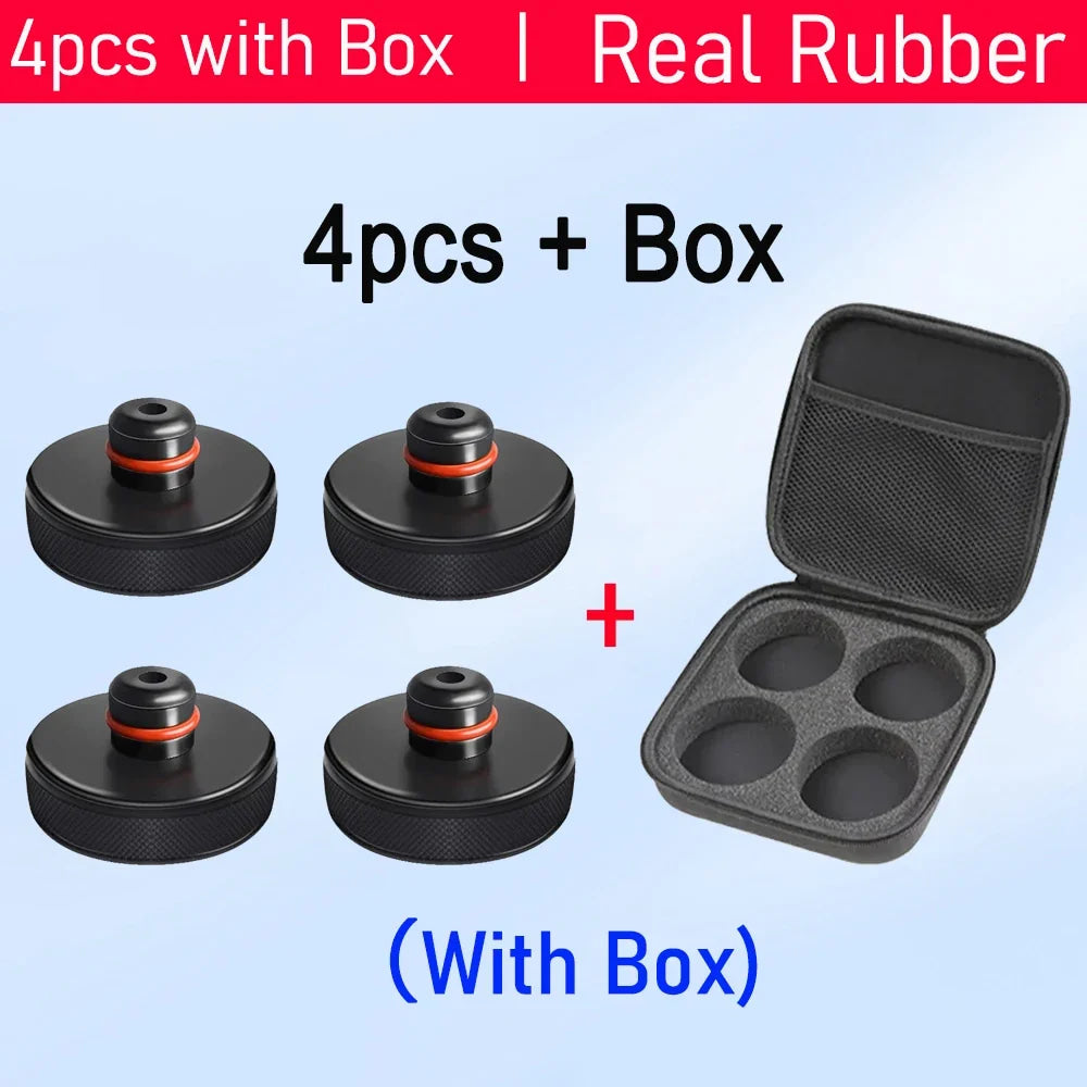 4pcs Lifting Jack Pads for Tesla Model 3 Y S X Juniper 2026 2025 2024 Accessories Rubber Pucks Chassis Lift Stands Adapter Case