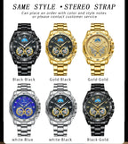 BINBOND Luxury Men Quartz Watches Fashion Concept Decorative Dial Casual Military Sports Wristwatch Waterproof Men's Clock
