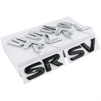 1pcs 3D SV SR ABS Car Rear Letter logo sticker Rear Bumper tail door trunk sticker car rear Emblem sticker styling Accessories