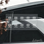 Creativity Dodge Logo Fashion Car Emblem Decorative Sticker For Dodge Ram 1500 Journey Charger Dart Challenger Durango Accessory