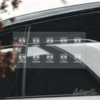 Creativity Dodge Logo Fashion Car Emblem Decorative Sticker For Dodge Ram 1500 Journey Charger Dart Challenger Durango Accessory