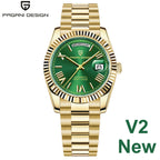 2025 New PAGANI DESIGN Men's Watch DD36 Rose Gold Luxury Automatic Watch For Men Mechanical Wristwatches Sapphire Mirror Clock