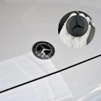 57mm Star Flat Hood Bonnet Logo Mercedes Benz AMG W204 W124 W201 W202 W212 W220 W205 Emblem Badge stickers automobile Accessorie