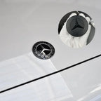 57mm Star Flat Hood Bonnet Logo Mercedes Benz AMG W204 W124 W201 W202 W212 W220 W205 Emblem Badge stickers automobile Accessorie