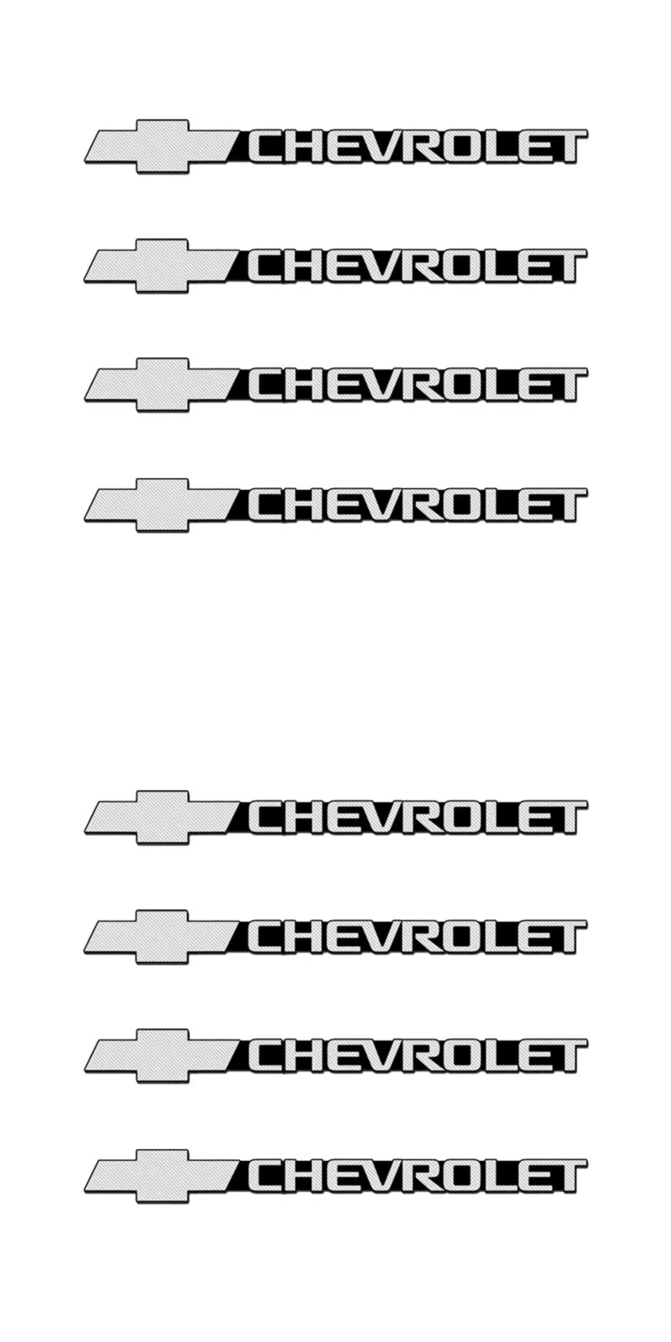 Chevrolet 3D Aluminum Sticker Decal Fit For Chevrolet Silverado Impala Malibu Equinox Cruze Camaro Blazer Spark Aveo TrailBlazer