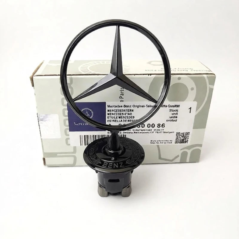 3D Star Bonnet Label Badge Car Front Hood Zinc Alloy Emblem for Mercedes Benz W213 W222 W223 E300 W205 W206 W212 W203 W204