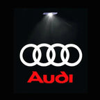 2PCS LED Car Door Welcome Logo Light Projector Lamp For Audi Sline S3 S4 S5 S6 S7 RS Quattro Q7 Q5 Q3 A4 B8 8P A3 A6 C7 A5 A6