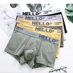 10Pcs/Set Men's Underwear High Stretch Boxer Shorts Breathable Soft Men's Shorts Comfortable Aisa Size L-4XL Men Briefs