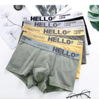 10Pcs/Set Men's Underwear High Stretch Boxer Shorts Breathable Soft Men's Shorts Comfortable Aisa Size L-4XL Men Briefs