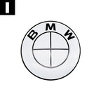 Carbon Fiber 50th Anniversary Front Rear Logo Kit for BMW 82mm 74mm Badge E46 E90 F30 F10   2-Pin Base DIY Replacement Decor Set