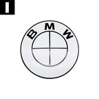 Carbon Fiber 50th Anniversary Front Rear Logo Kit for BMW 82mm 74mm Badge E46 E90 F30 F10   2-Pin Base DIY Replacement Decor Set