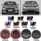 82mm 74mm car Front Hood Emblem rear boot trunk logo For BMW M G20 G32 G11 X3 X5 X4 X6 X7 G30 G12 F40 F30 X1 Accessories