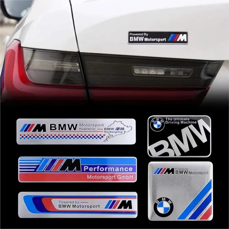 1Pcs 3D Metal Rear Trunk Body Decal Sticker Accessories For BMW X1 X2 X3 X4 X5 X6 X7 iX3 E39 E46 E60 E70 E90 E92 F07 F10 F20