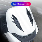 2PCS Auto Headlight Eyebrow Universal Car Lamp Cover Sticker Self-Adhesive Stripe Decal Decoration for Cars Bodys