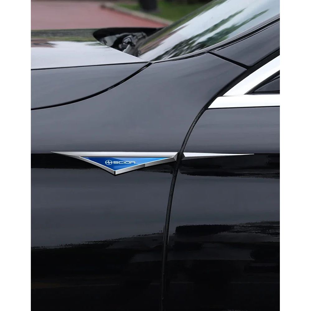 2pcs 3d alloy car stickers car accsesories accessory for Toyota scion FR-S im IA
