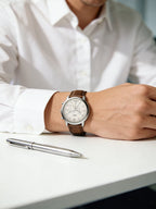 Fossil FS5380 Men's Watch Neutra Chronograph Quartz Leather Strap Vintage Casual Business Wristwatch for Men