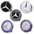 75mm Car Wheel Center Hub Caps Cover for Mercedes Benz GLS GLA GLK AMG W176 W204 W205 Wheel Center Caps Key Rings