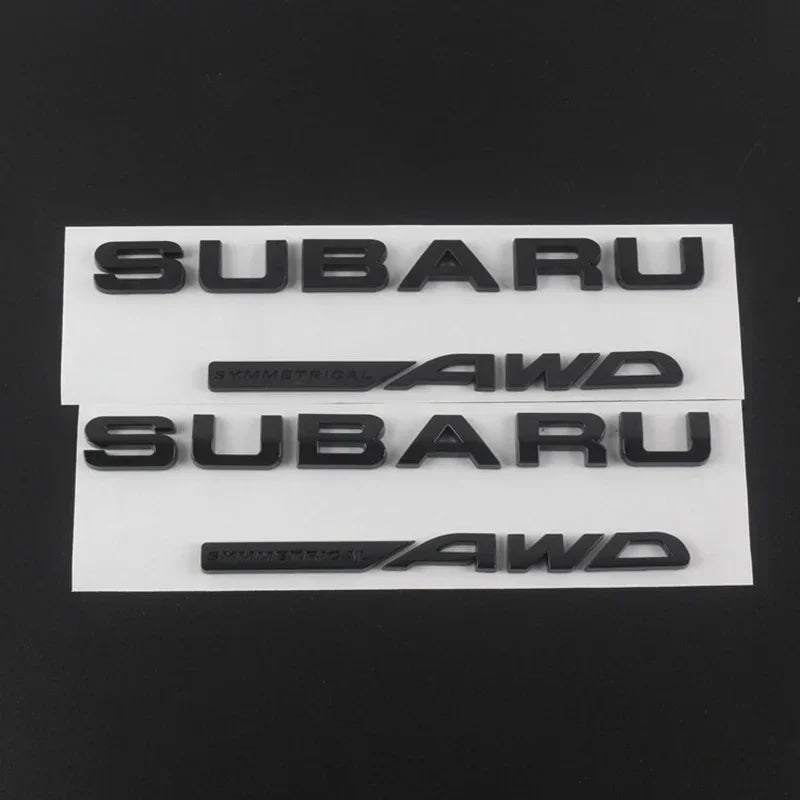 ABS Car Rear Trunk Sticker Emblem for Subaru WRX BRZ STI XV FORESTER IMPREZA LEGACY OUTBACK Auto Body Tail Letter Badge Decal