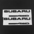 ABS Car Rear Trunk Sticker Emblem for Subaru WRX BRZ STI XV FORESTER IMPREZA LEGACY OUTBACK Auto Body Tail Letter Badge Decal
