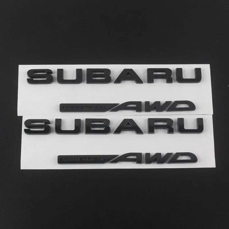 ABS Car Rear Trunk Sticker Emblem for Subaru WRX BRZ STI XV FORESTER IMPREZA LEGACY OUTBACK Auto Body Tail Letter Badge Decal