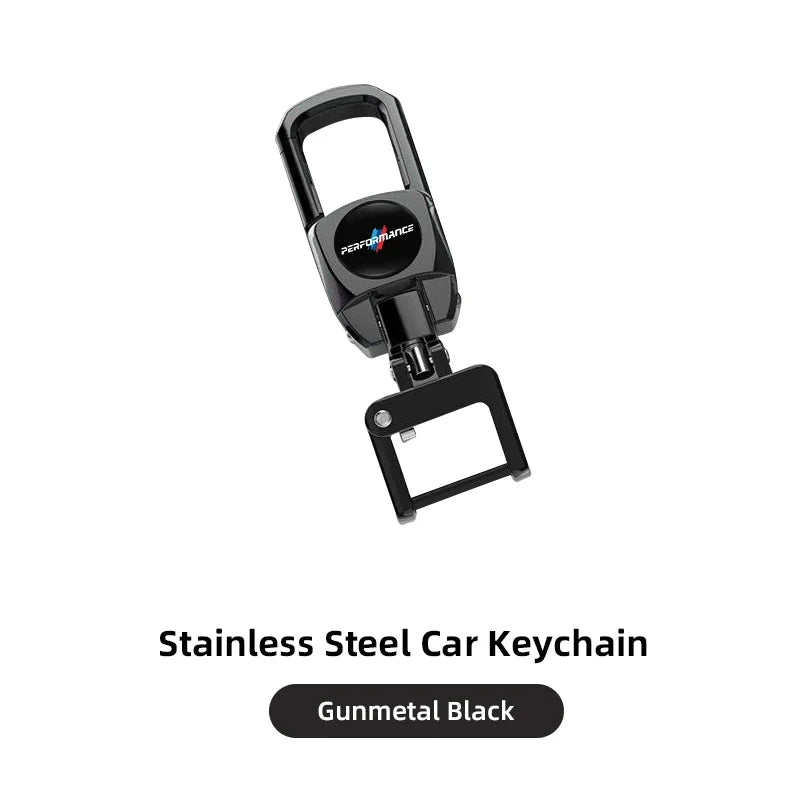 Car Metal Keychain Emblem Keyring Pendant Auto Accessories For BMW E90 G80 M3 G30 M5 F82 F83 F20 F21 G42 F95 F96 G06 G07 M2 M4