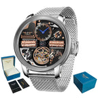 PINDU Watch New TOP Men Mechanical Watch Godfather Fashionable Classic Series 45.5MM Wristwatches Men M2791B