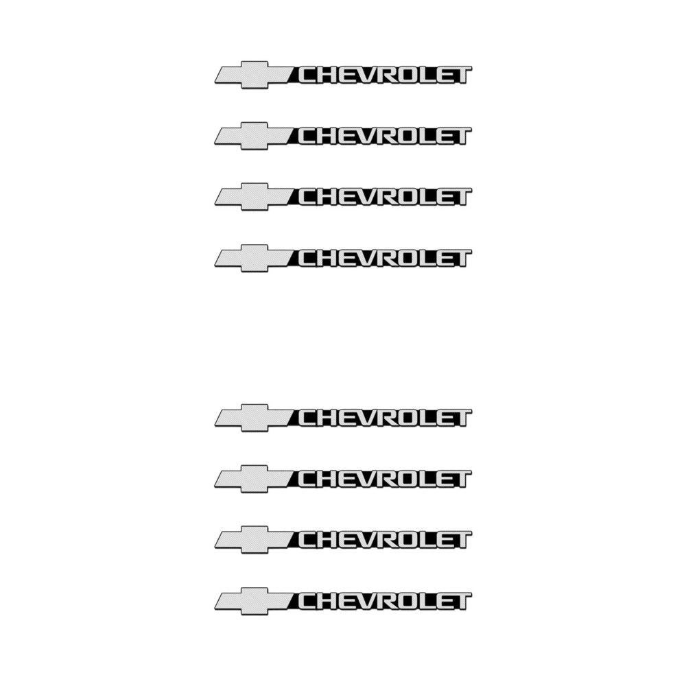 Chevrolet 3D Aluminum Car Audio Stickers Fit For Silverado Impala Malibu Equinox Cruze Camaro Tahoe/Suburban Blazer Spark Aveo