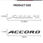 3D ABS Logo Badge Sticker Trunk Side Wing Emblem Fender Decal For Honda S Power Accord Civic Grand Vitara Swift Car Styling