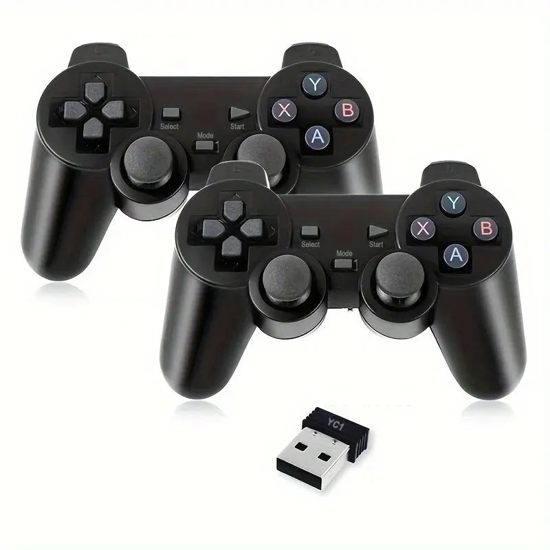 Mando inalámbrico de 2,4 Ghz para controlador de juego, Joystick USB para PC, Android, TV, Control para PC, caja de juego, 1 ud./2 uds.